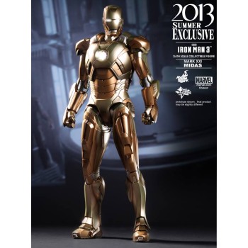 Hot Toys Iron Man 3 Exclusive Mark XXI Midas 1/6 Figure 30cm